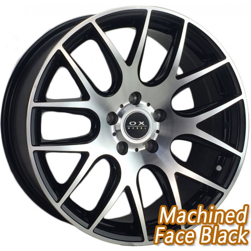 Tyres Discount Brisbane | Wheel OX111 Machined Face Black
