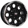 Tyres Discount Brisbane | BULLET GLOSS BLACK MACHINED LIP