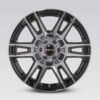 Tyres Discount Brisbane | Outlaw | Machined | Piano Black | Speedy Wheels