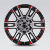 Tyres Discount Brisbane | Outlaw | Machined | Piano Black | Speedy Wheels