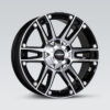 Tyres Discount Brisbane | Outlaw | Machined | Piano Black | Speedy Wheels
