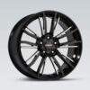 Tyres Discount Brisbane | Rewind | Piano Black | Milled | Speedy Wheels