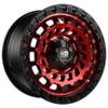 Tyres Discount Brisbane | ZOMBIE - GLOSS BLACK MACHINED RED