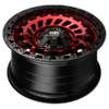 Tyres Discount Brisbane | ZOMBIE - GLOSS BLACK MACHINED RED