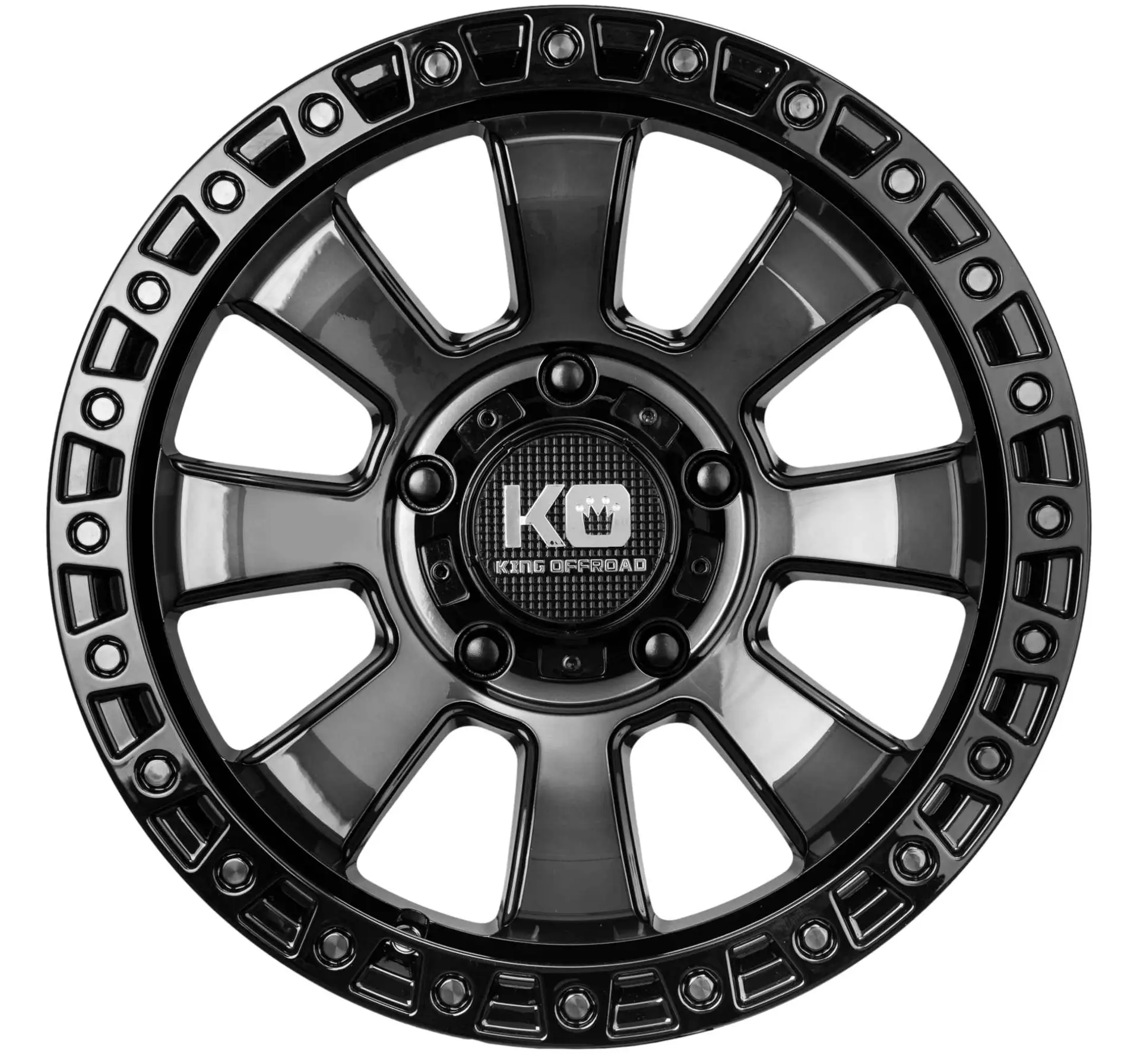 King Wheels ARMOR Gloss Black Black Tint alloy wheel | Discount Tyres Brisbane