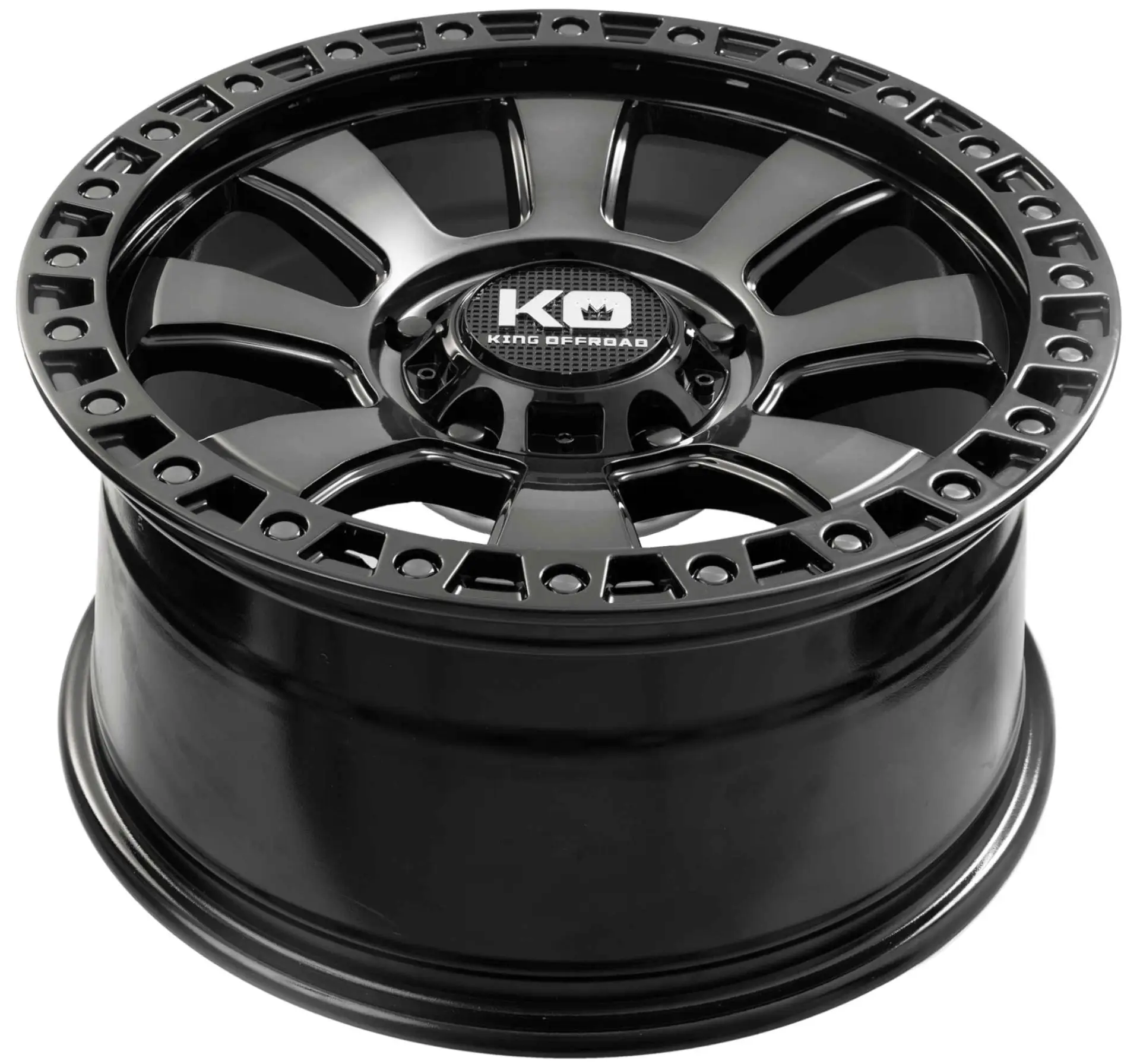King Wheels ARMOR Gloss Black Black Tint alloy wheel | Discount Tyres Brisbane