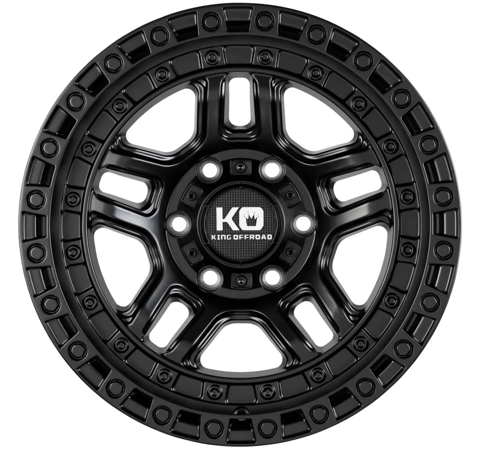 King Wheels BARRETT Satin Black alloy wheel | Discount Tyres Brisbane