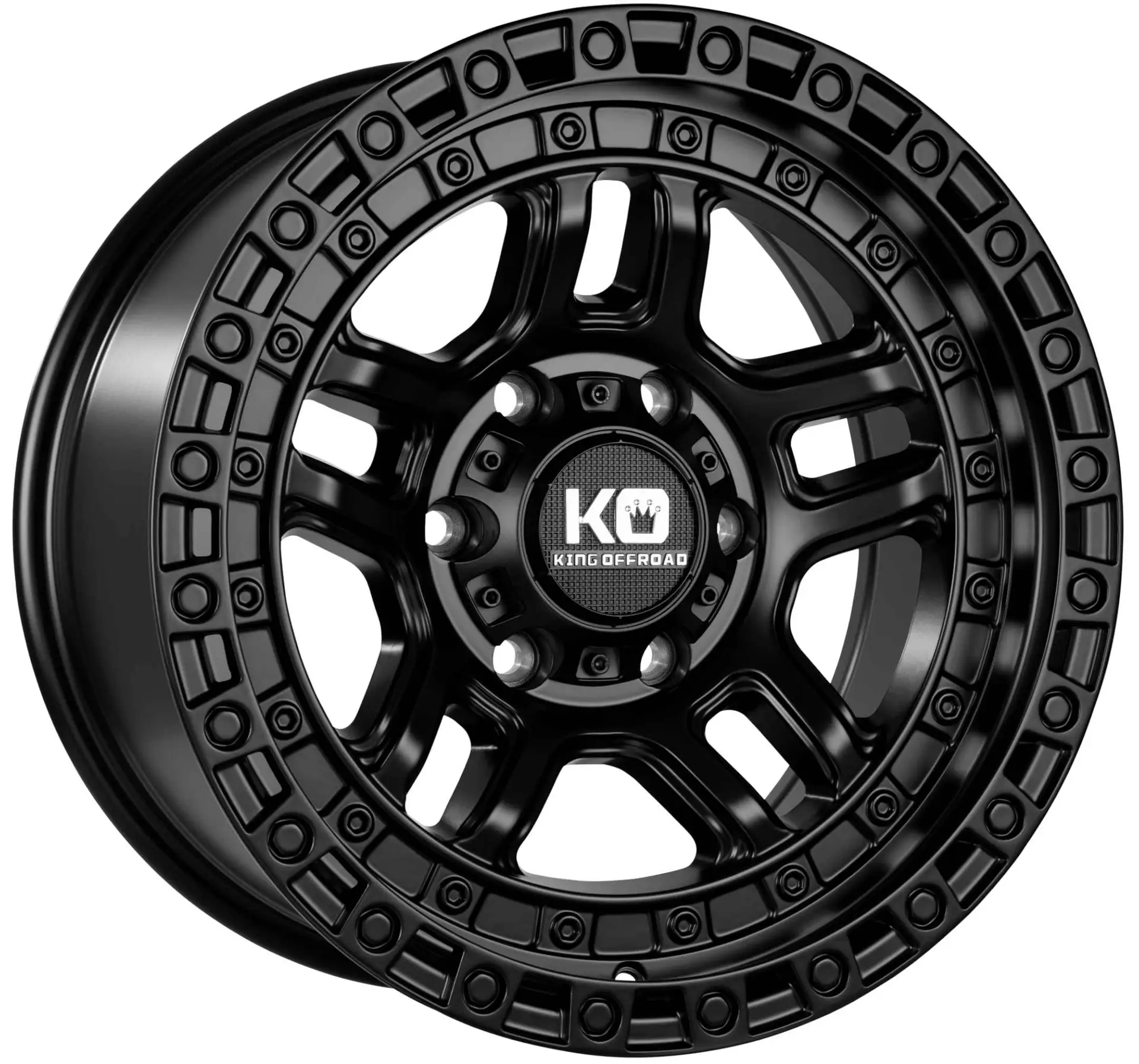 King Wheels BARRETT Satin Black alloy wheel | Discount Tyres Brisbane