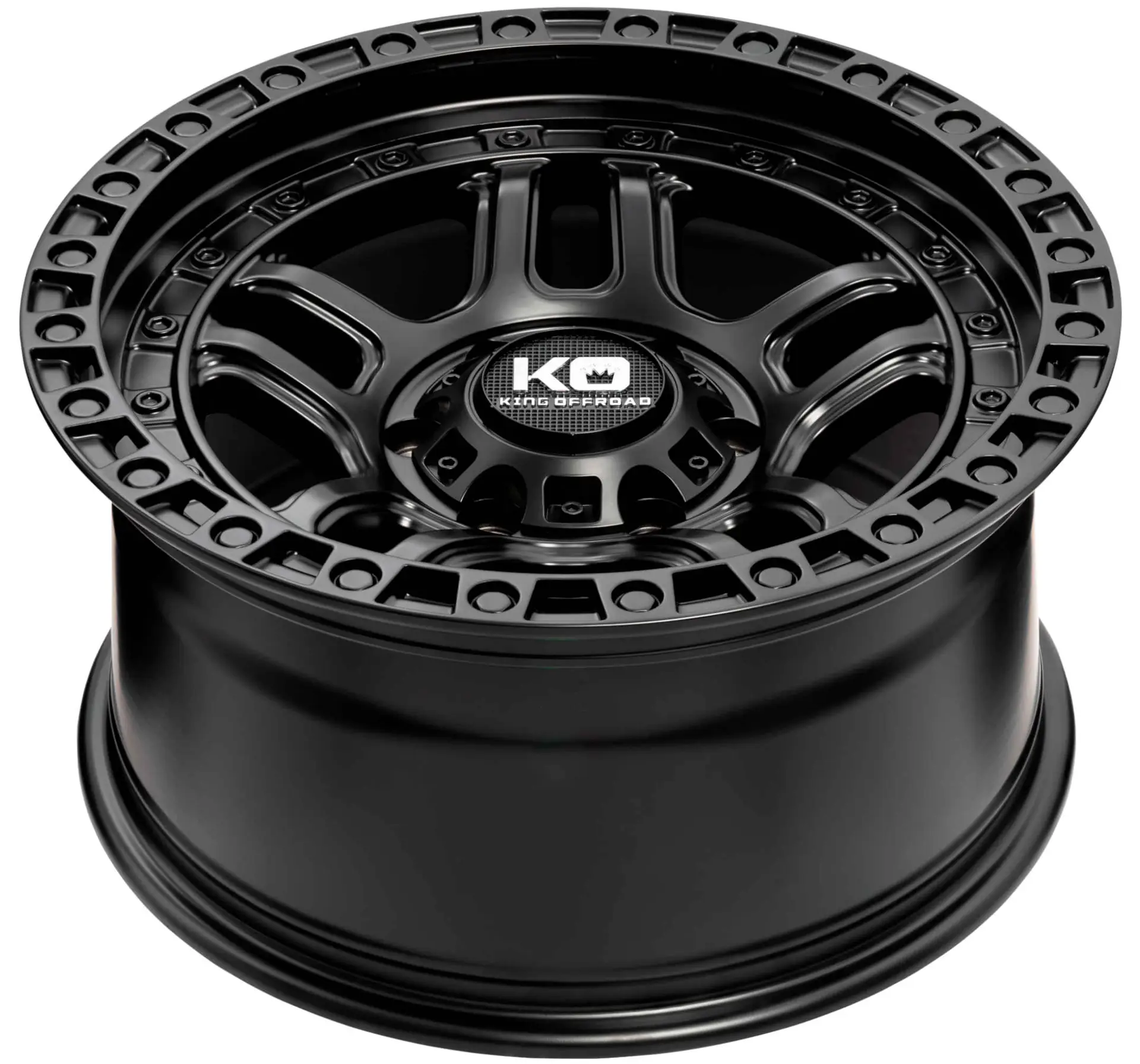 King Wheels BARRETT Satin Black alloy wheel | Discount Tyres Brisbane