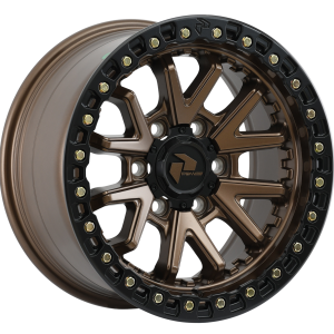 PDW DOMINATOR Bronze Center Black Lip 4x4 alloy wheel