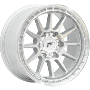 PDW REBEL Silver Machined 4x4 alloy wheel