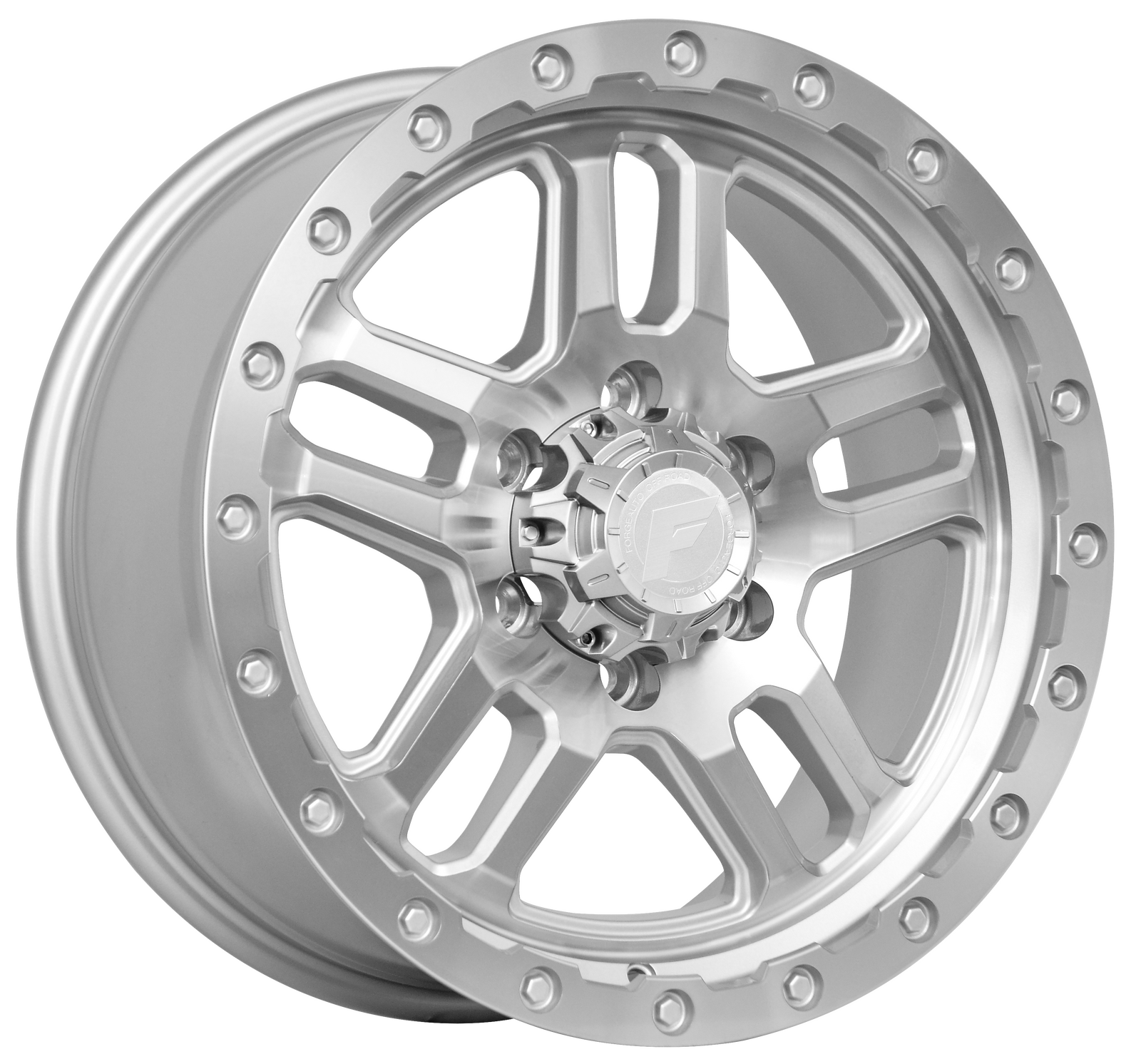 PDW HOSTILE Silver Machined 4x4 alloy wheel