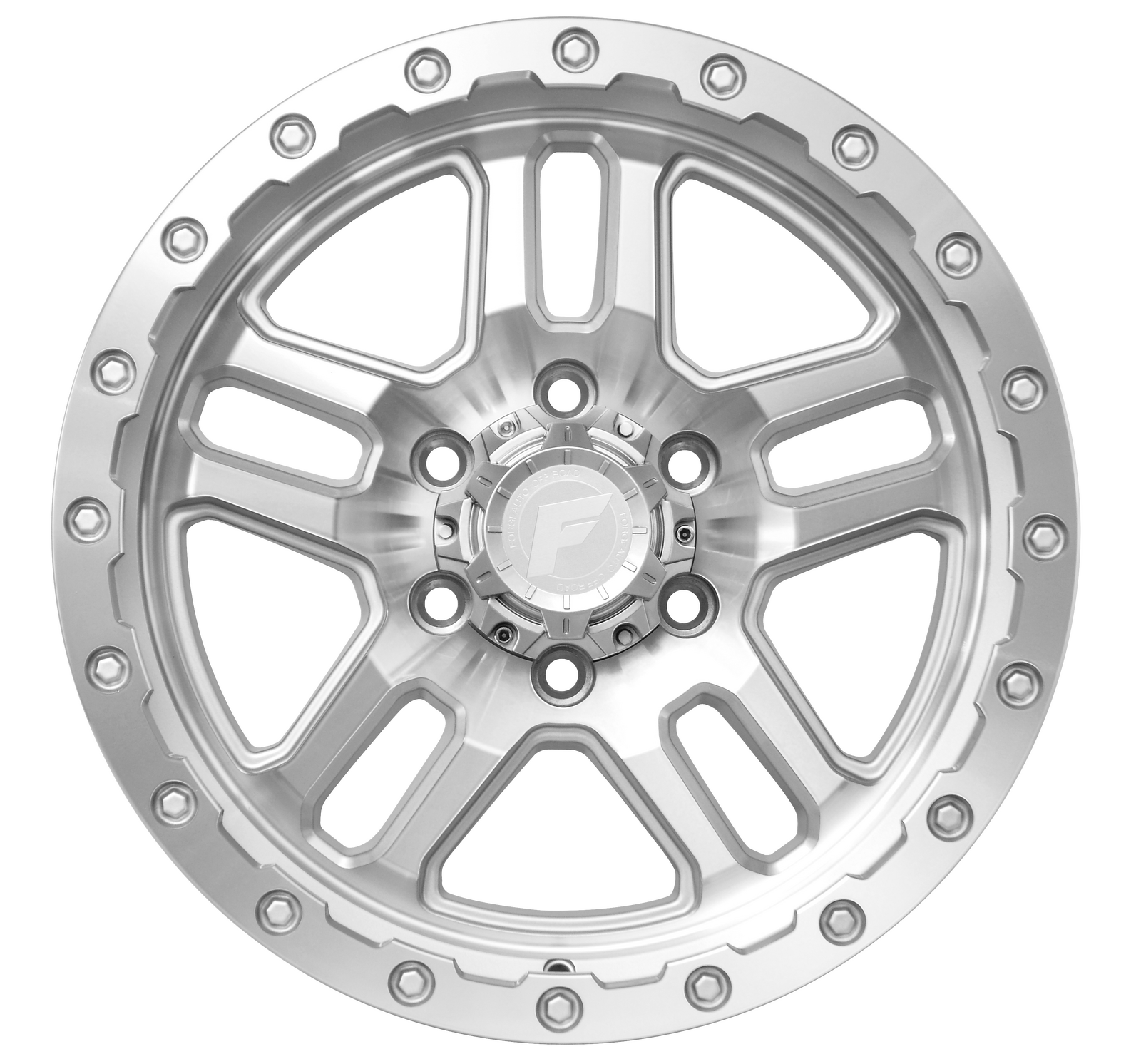 PDW HOSTILE Silver Machined 4x4 alloy wheel