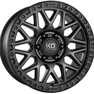 King Wheels STIGMA Satin Black alloy wheel