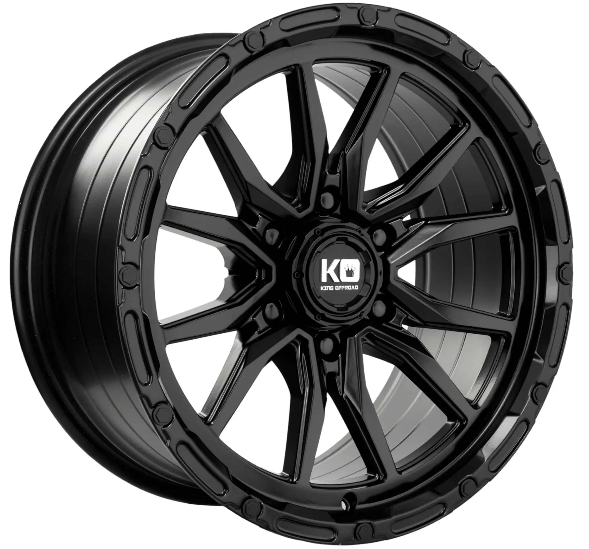 King Wheels STRYKER Satin Black 18x9 alloy wheel | Discount Tyres Brisbane