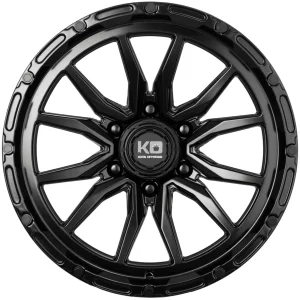 King Wheels STRYKER Satin Black 18x9 alloy wheel | Discount Tyres Brisbane
