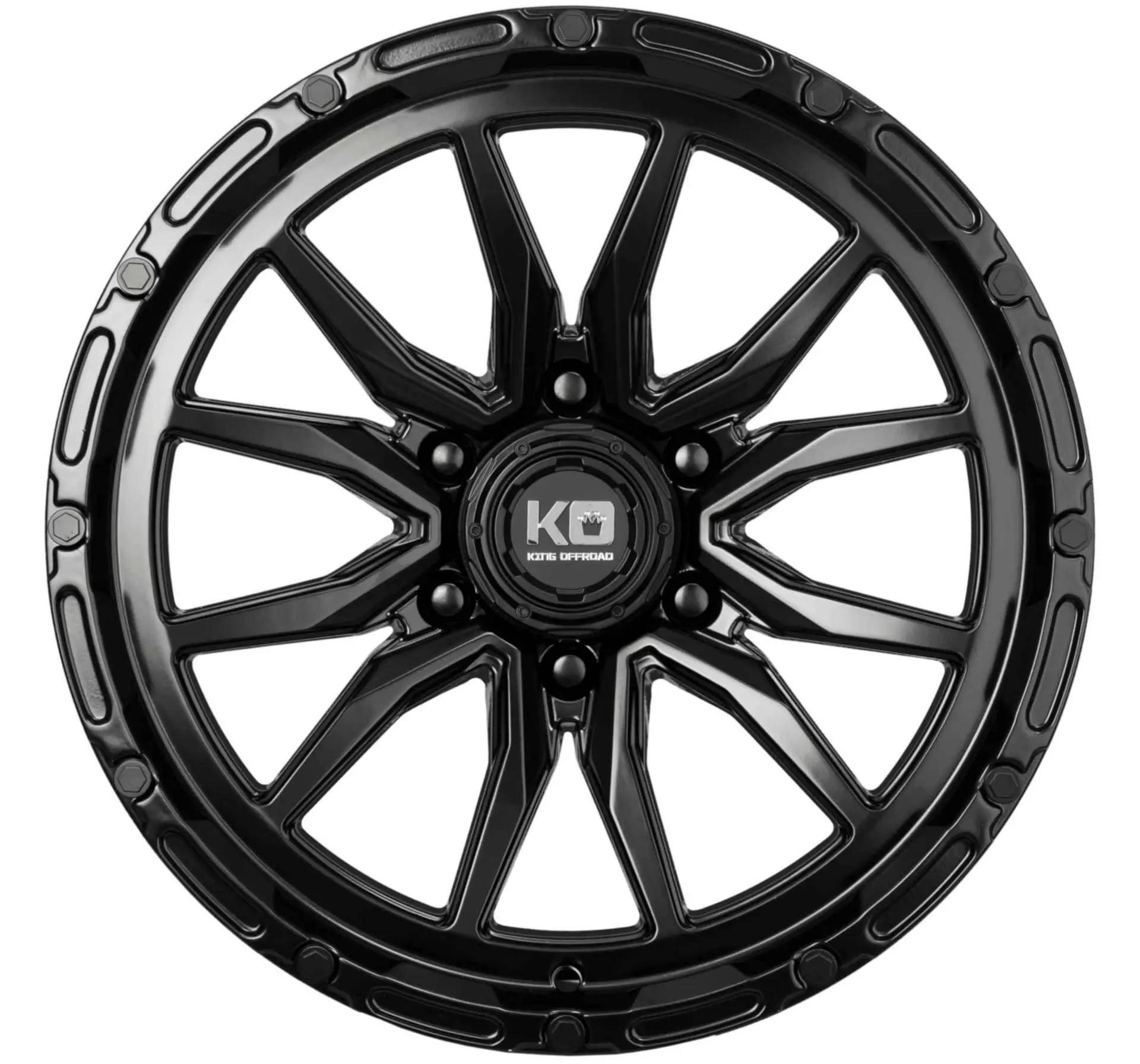 King Wheels STRYKER Satin Black 18x9 alloy wheel | Discount Tyres Brisbane