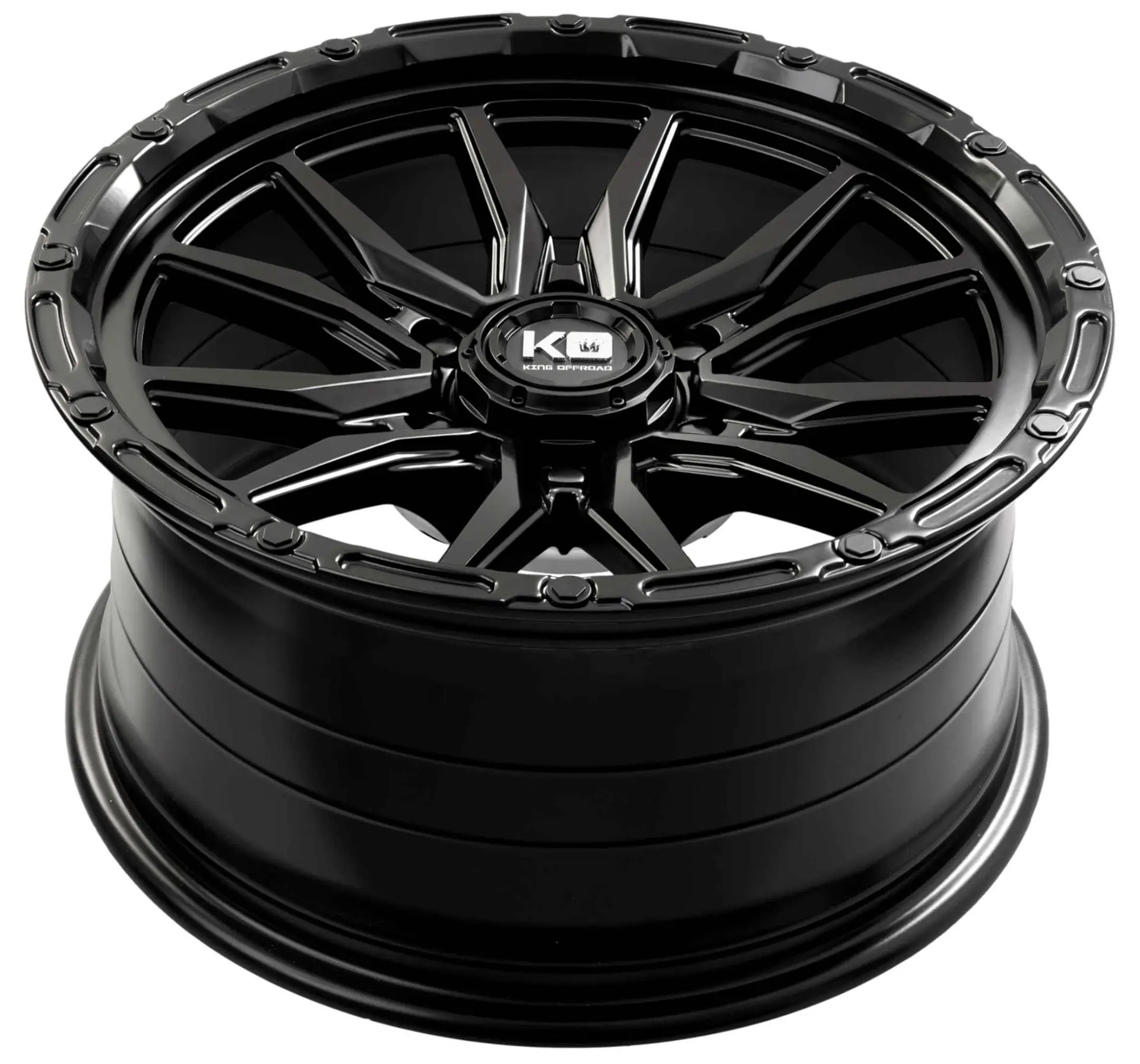 King Wheels STRYKER Satin Black 18x9 alloy wheel | Discount Tyres Brisbane