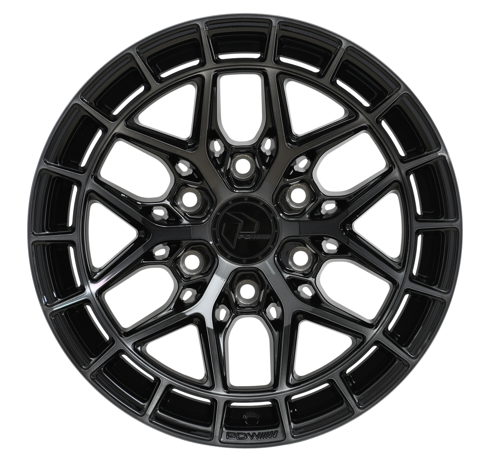 PDW TREMOR Black Tint Gloss Black 4x4 alloy wheel
