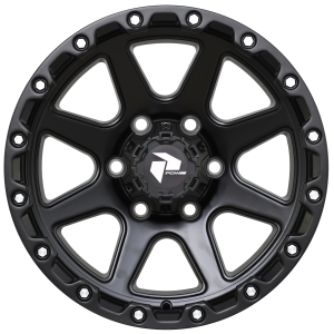 PDW TRW Ripper Satin Black 16x7.5 trailer alloy wheel