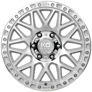 King Wheels STIGMA Machined Silver alloy wheel | Discount Tyres Brisbane